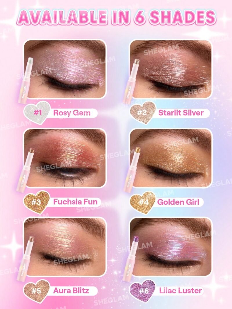 Sheglam Crystal Jelly Glazy Stick Jelly Eyeshadow - Image 7