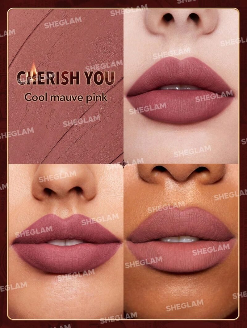 Dynamatte Boom Long-Lasting Matte Lipstick (Ember Rose Ver)-Cherish You - Image 3