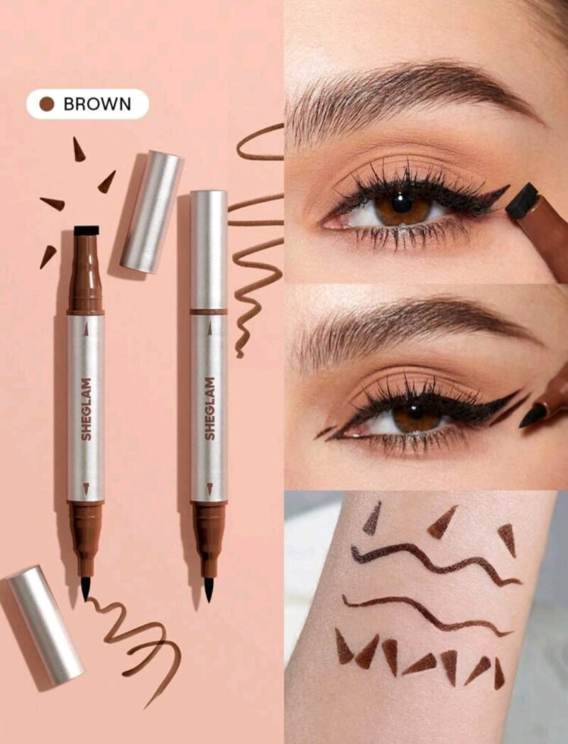SHEGLAM WING IT WATERPROOF LINER DUO-BROWN - Image 2