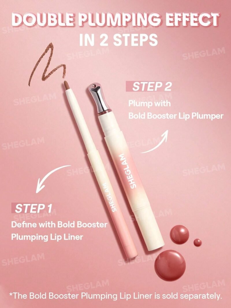 Bold Booster Lip Plumper-Honey Glaze - Image 6