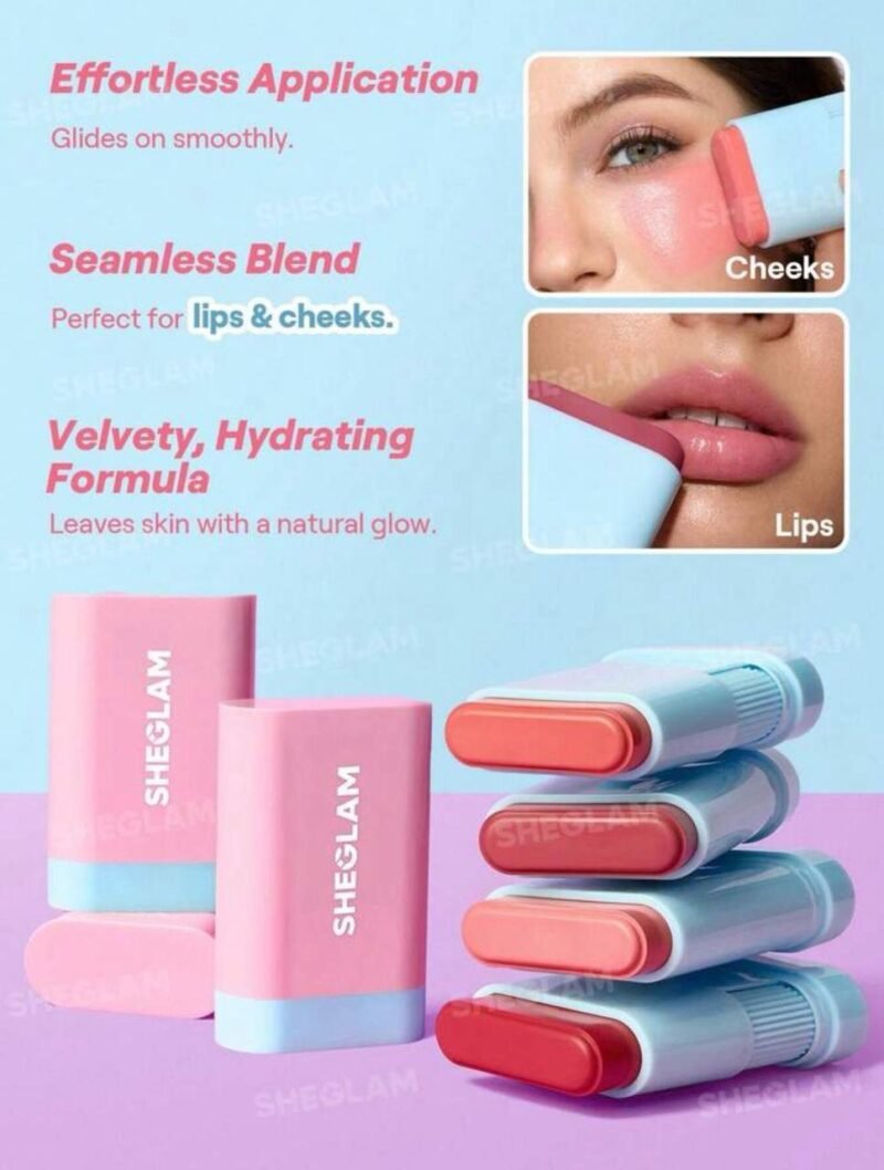 SHEGLAM Glass Glow Blush Stick - Image 5