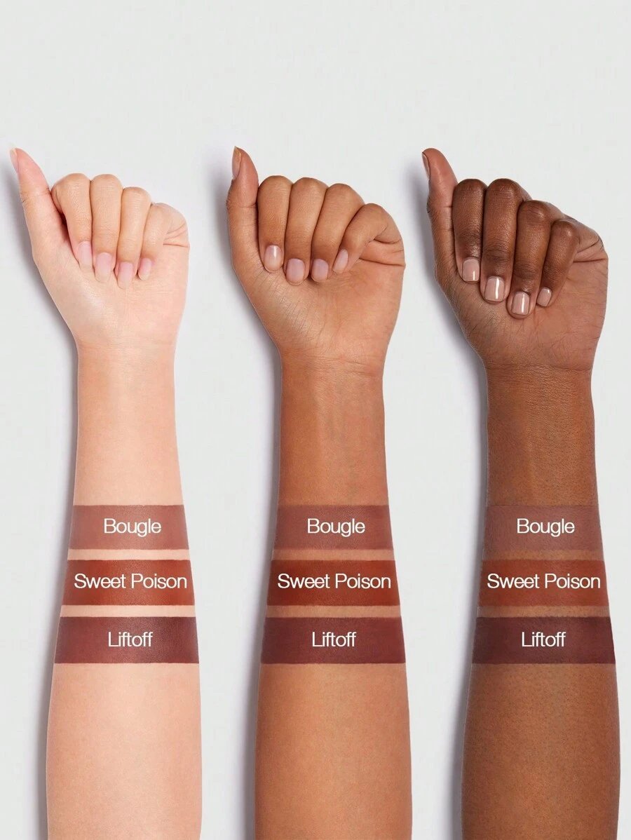 SHEGLAM Matte Allure Mini Liquid Lipstick Set- Nude Beach
3 Pcs - Image 4